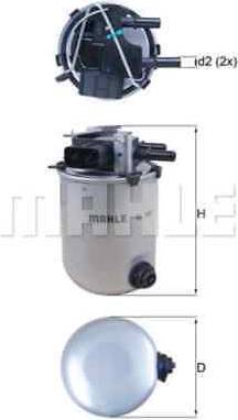 Mahle Filter -In-Line KL 909