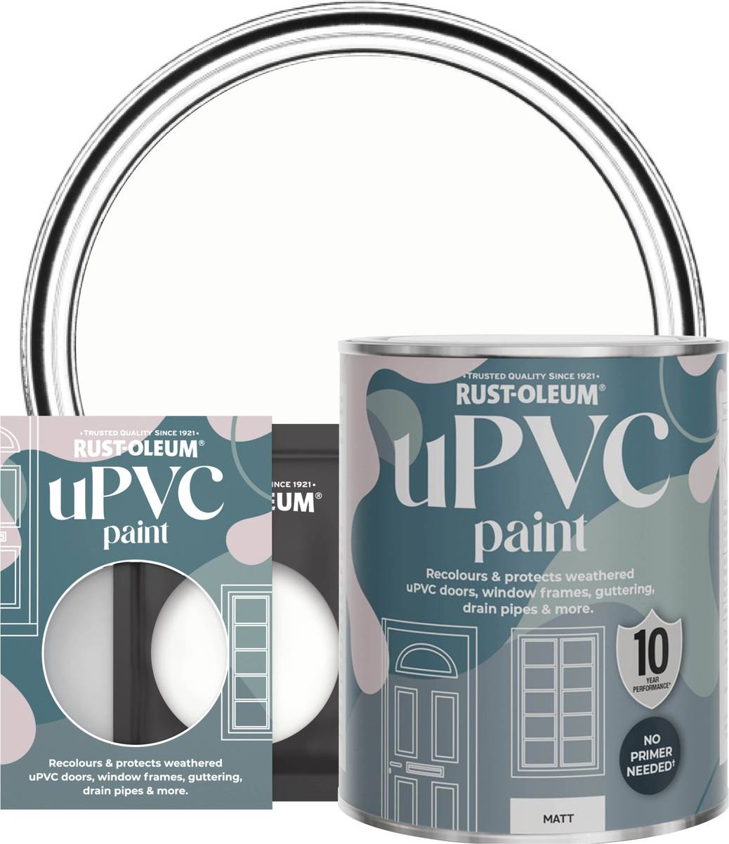 Rust-Oleum uPVC Paint - White Matte