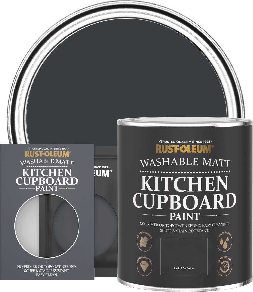 Rust-Oleum Kitchen Cupboard Paint - Ral 7016 Grey
