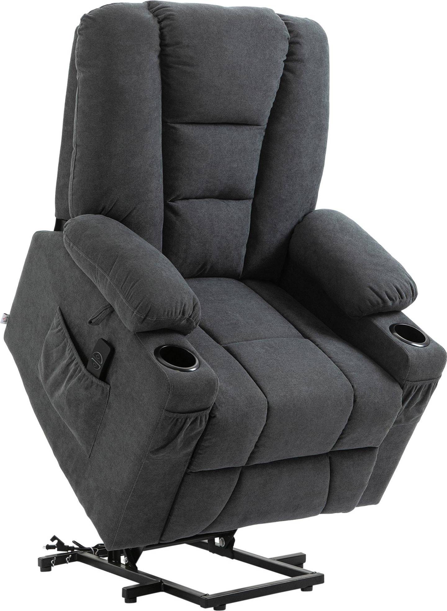 Homcom Riser Black Armchair 103cm