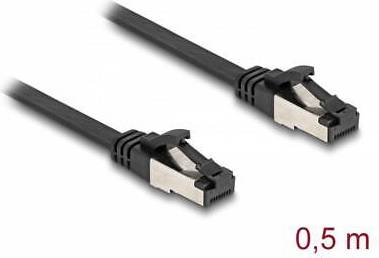 DeLock RJ45 Patch Cable plug to plug Cat.8.1 flexible 0.5m