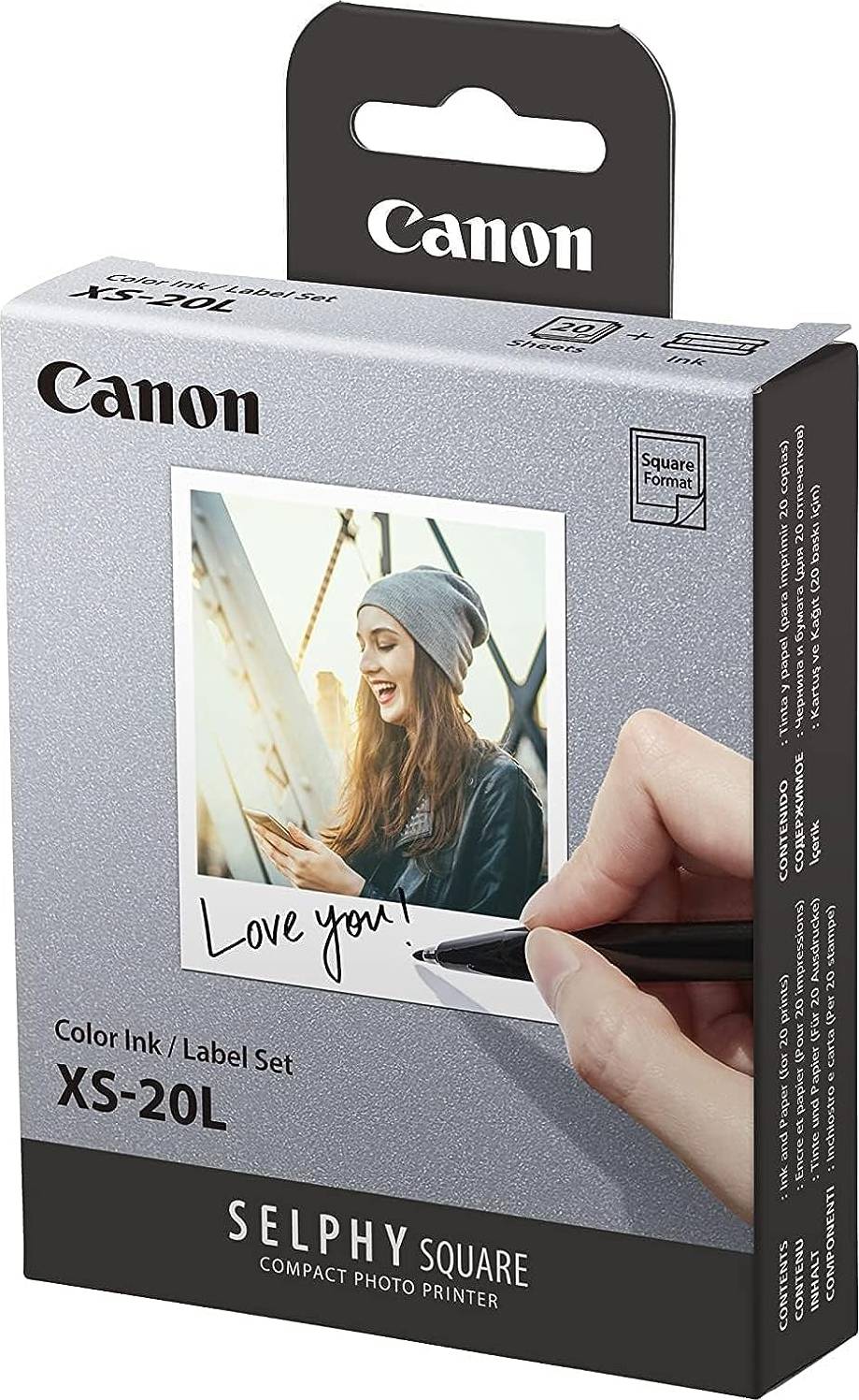 Canon Selphy Color Ink/Label XS-20L Set 20-pack