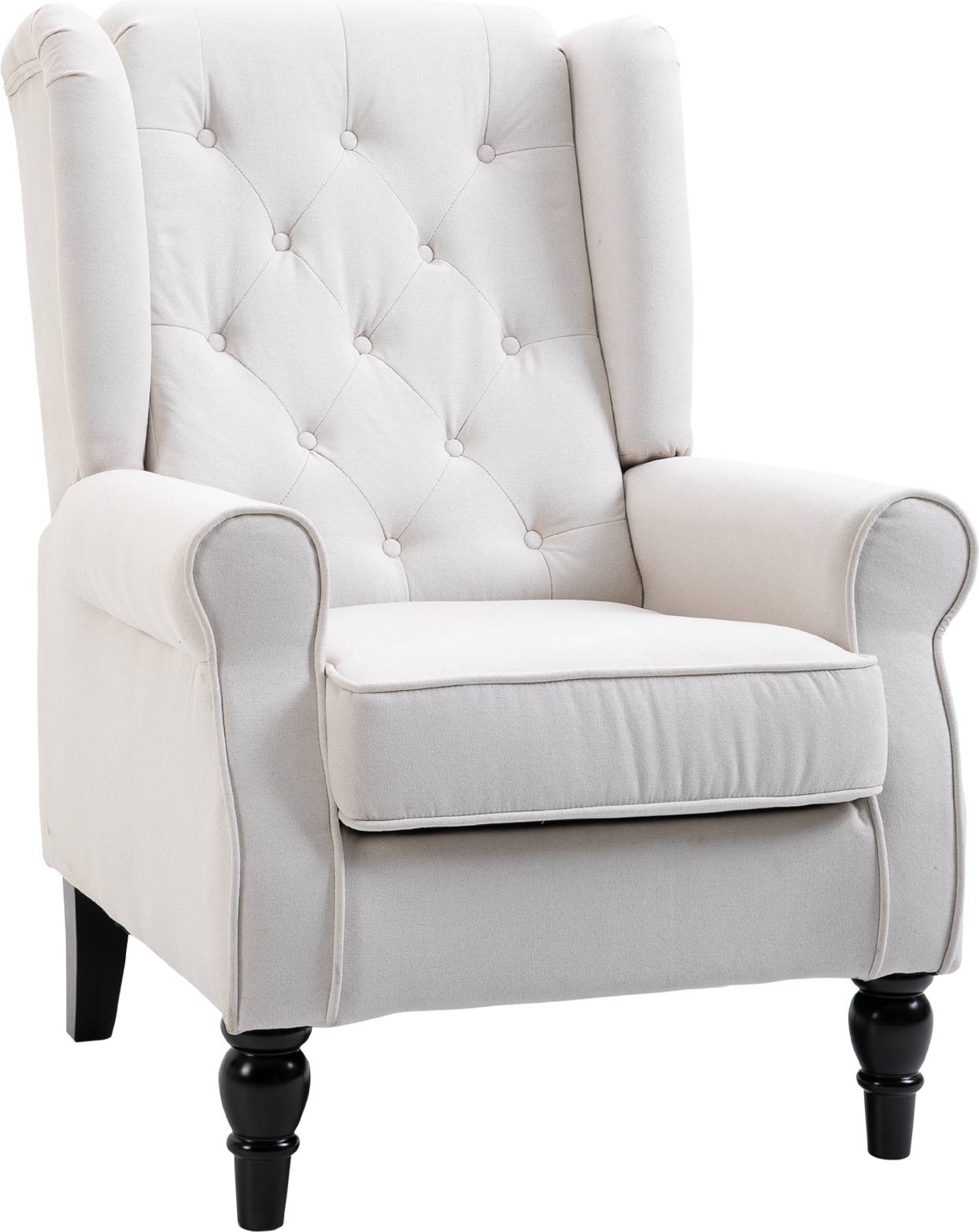 Homcom Retro Cream White