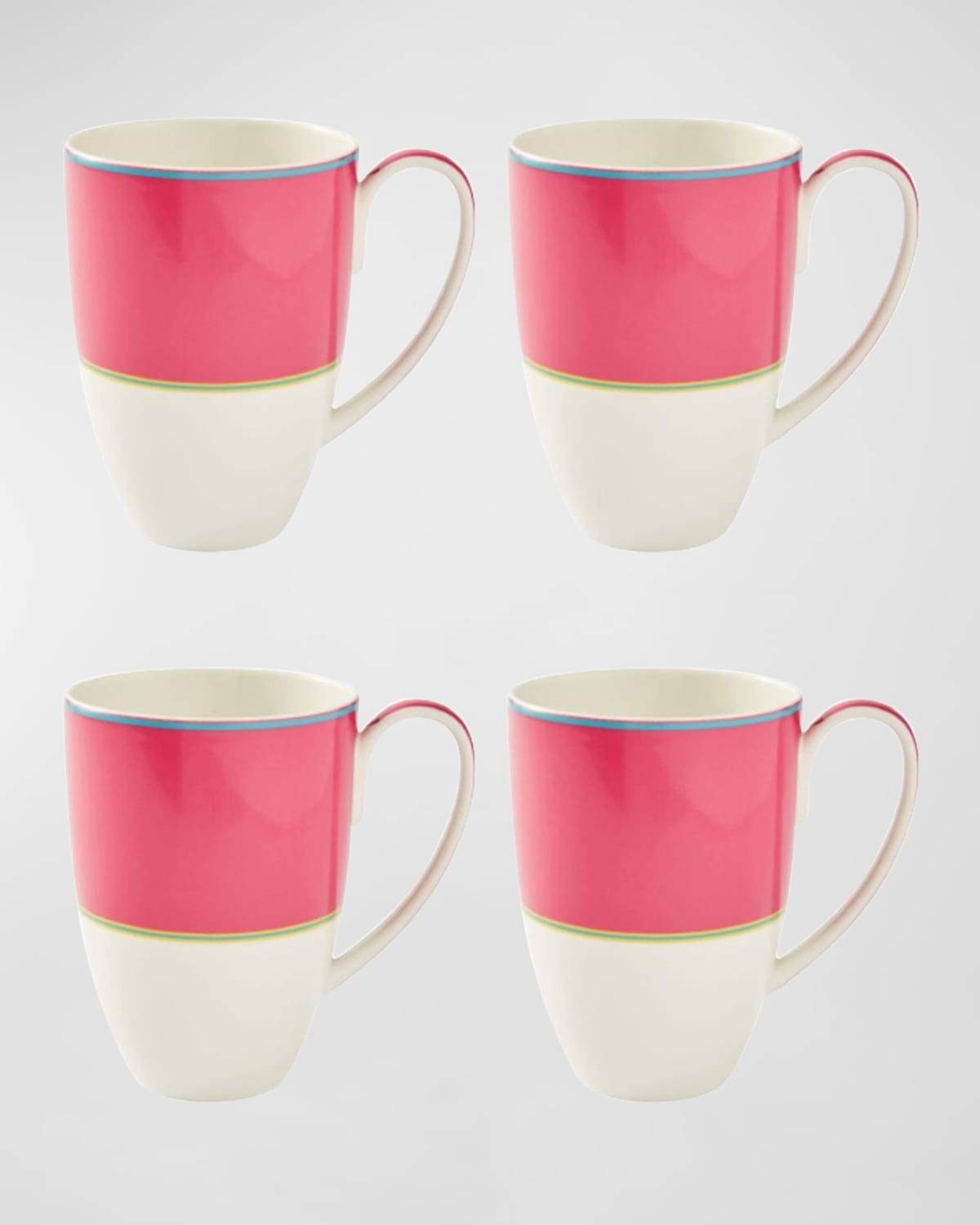 Spode Calypso Mugg50cl 4-Pack Rosa Mugg 4st