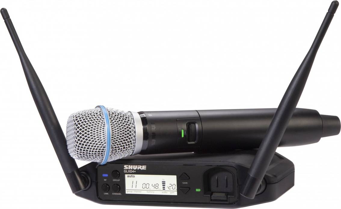 Shure GLXD24 /B87A Digital Wireless Microphone System