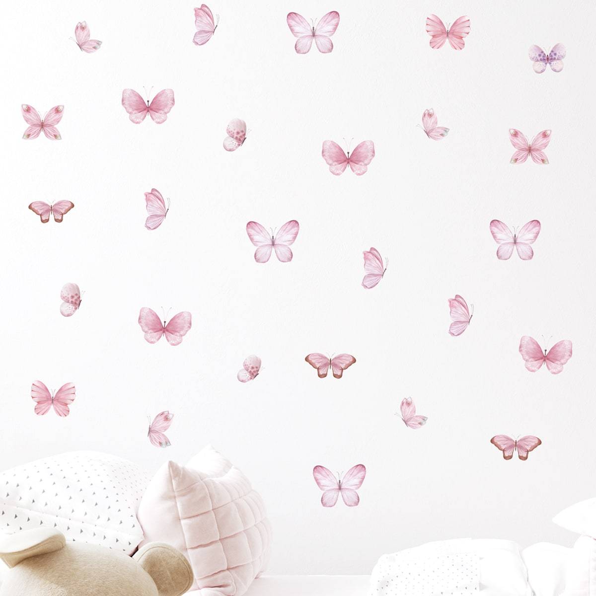 Shein 3 Sheets Butterfly Pattern Wall Sticker