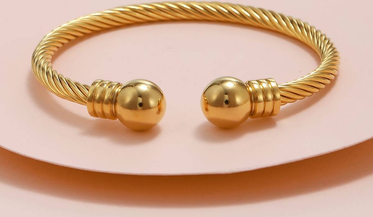 Shein RINTOLER Simple Cuff Bangle