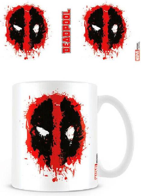 Deadpool Fancy Dress Pyramid Deadpool Splat Mug