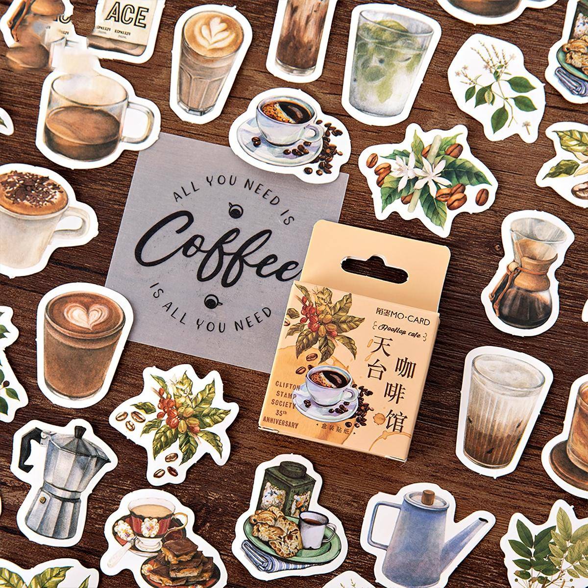 Shein 46pcs Mixed Pattern Assorted Sticker, Multi-purpose Decorative Sticker For DIY Craft, Hand Account Decoration