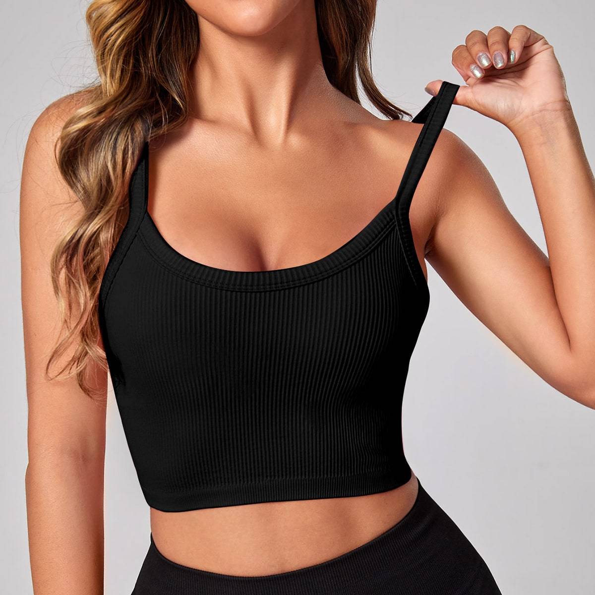 Compression shirt Shein Solid Raglan Sleeve Sports Tee Compression Shirt - Workout