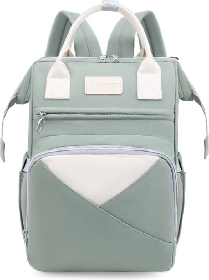 Colorblock Large Capacity Diaper Bag