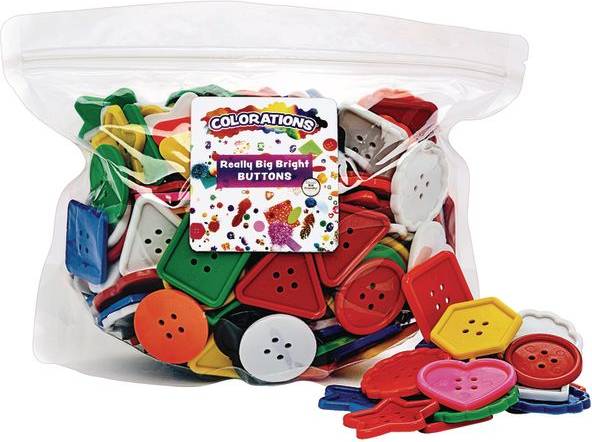 Colorations Really Big, Bright Buttons