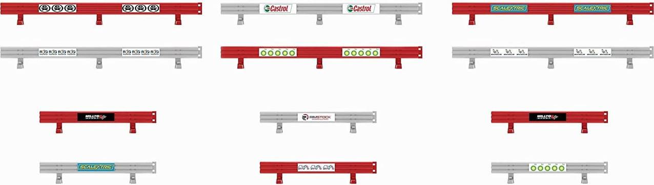 Crash Barriers With Stickers Accessory