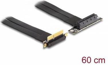 DeLock Scheda Riser PCI Express X4 Angolare a 90°