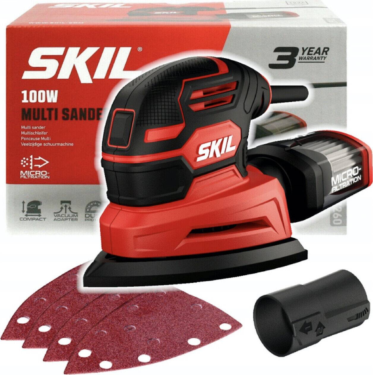 Skil Multislip 100W Inkl 4St Slippapper