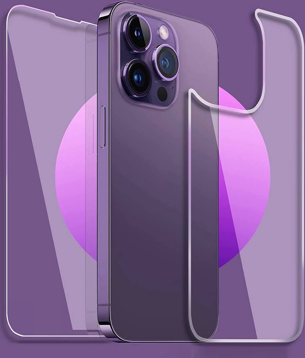 Shein Front Back 2-In-1 Tempered Glass Screen Protector