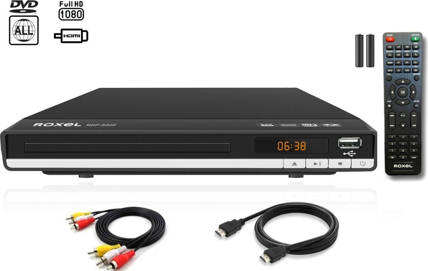 Tv with dvd player Roxel RDP-S500 DVD Player