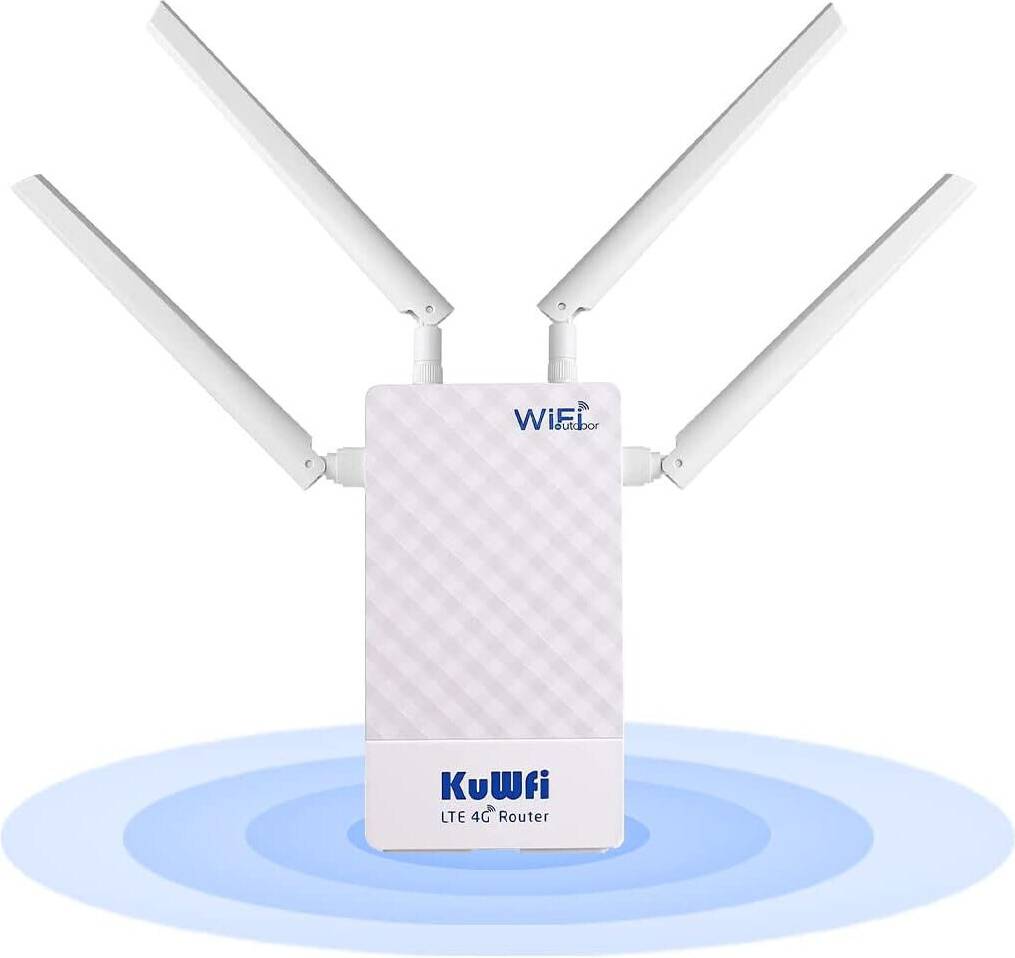 Router sim KuWFi Router 4G Con Sim 150 Mbps Wireless