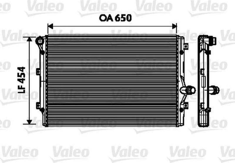 Valeo Radiator Engine Cooling 734333