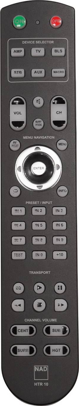 NAD HTR-10 Remote Control