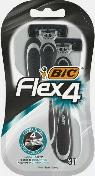 Bic Flex4 Disposable Razors 3-pack