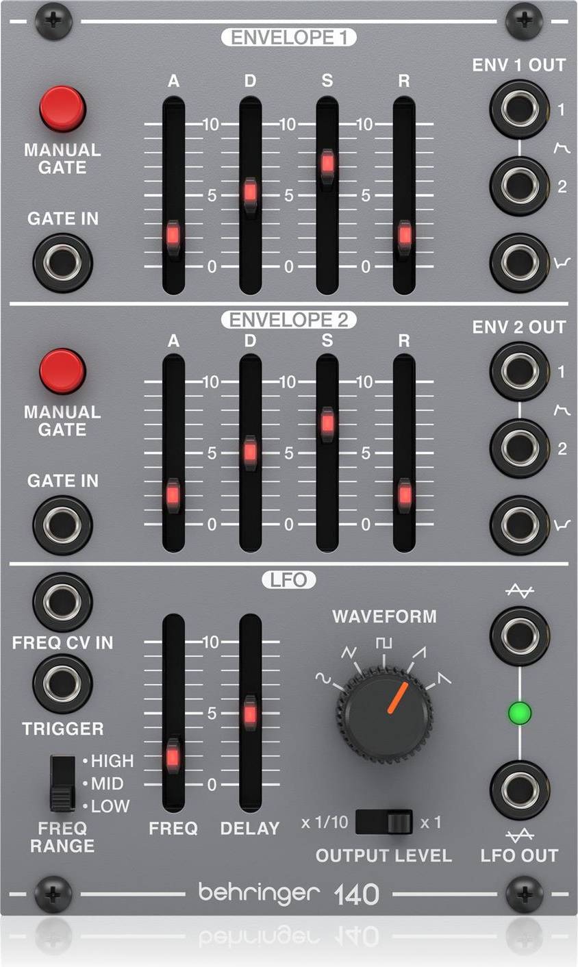 Behringer 140 Dual Envelope LFO Modulært Synthesizer Modul