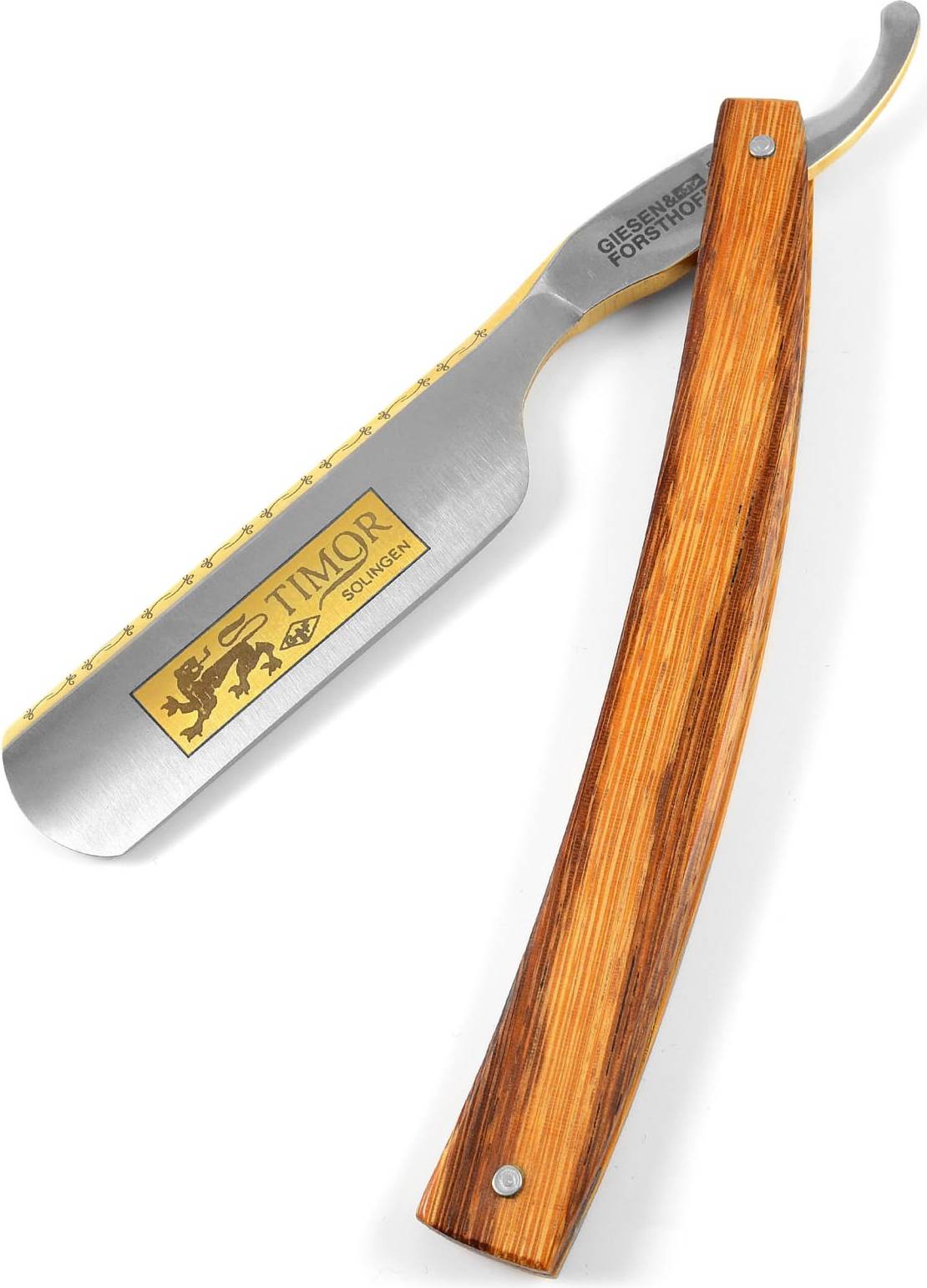 Giesen & Forsthoff Straight Razor Maplewood Lion