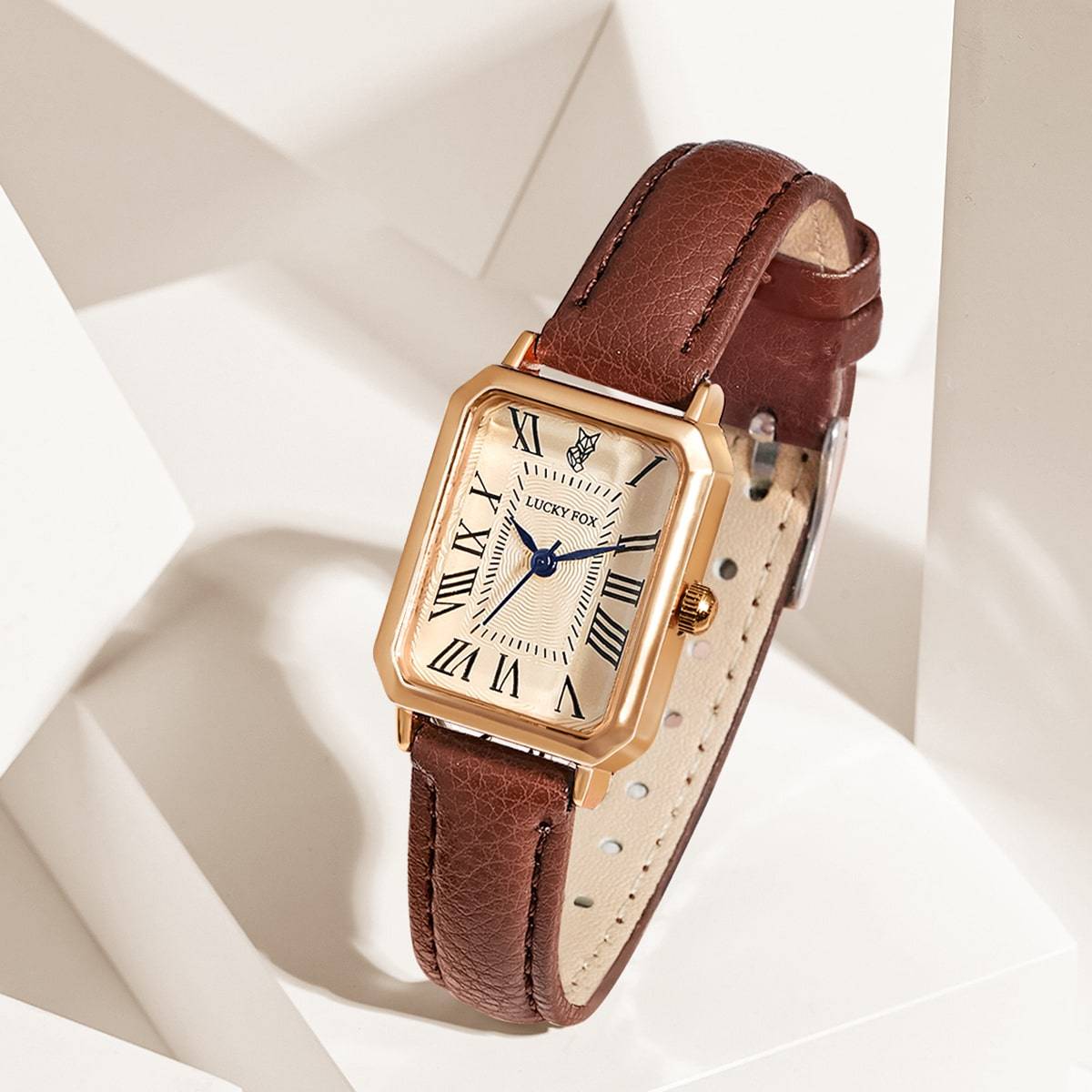 Shein Rectangle Pointer Quartz Watch