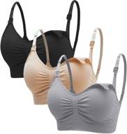 Shein Maternity Ruched Seamless Bra 3pack
