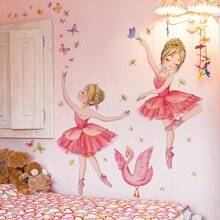 Shein 1pc PVC Sticker, Creative & Swan Pattern Sticker For
