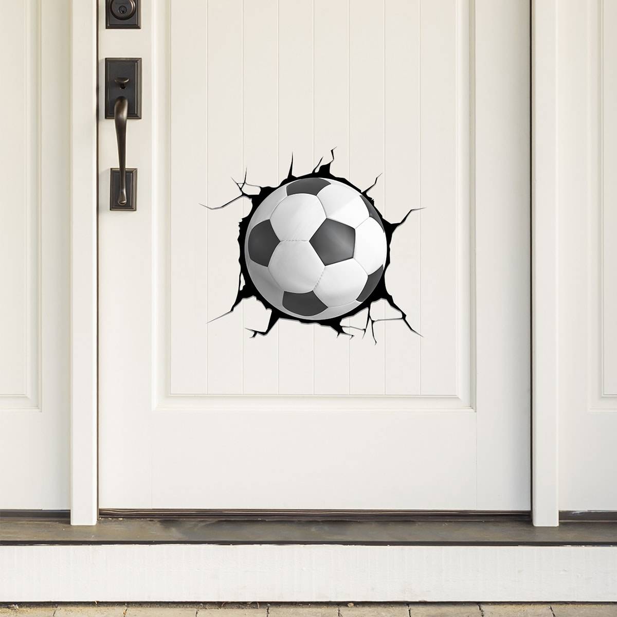 Shein 1pc Soccer Pattern Wall Sticker