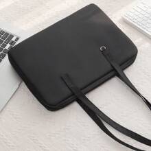 Shein Solid Color Polyester Laptop Bag