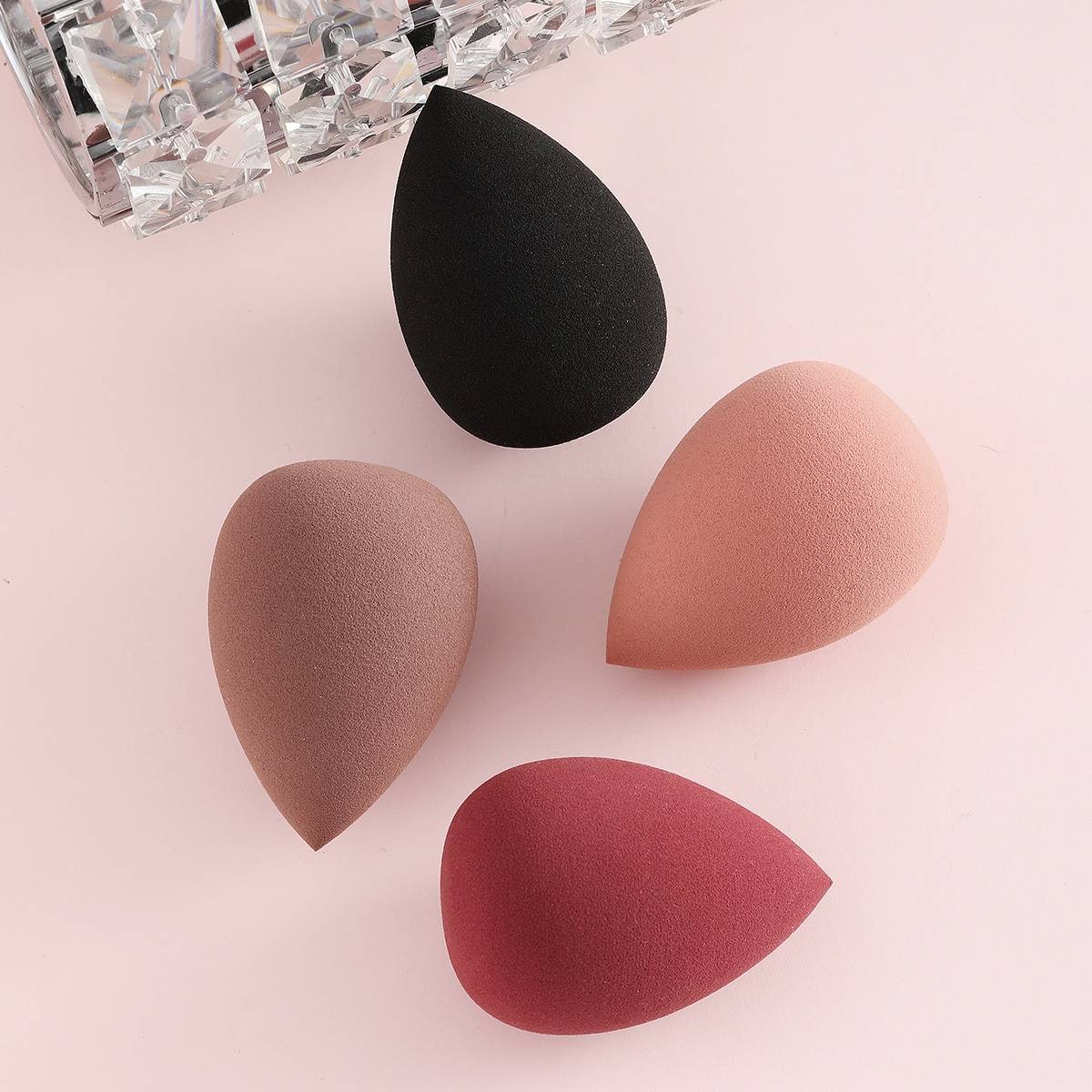 Shein 4PCS Makeup Sponge Suitable For Cream Powder Concealer
