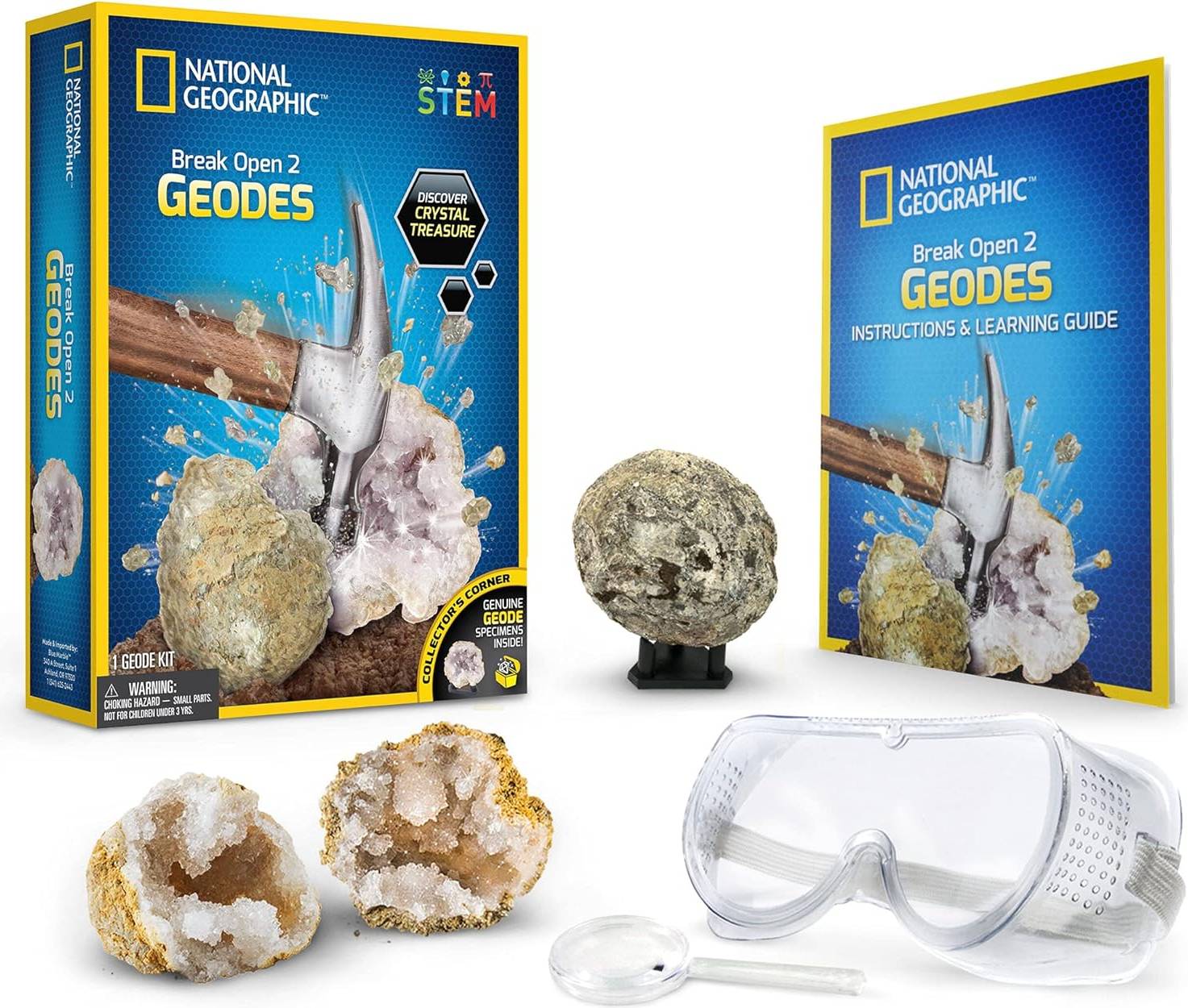 National Geographic Break Open 2 Geode Kit