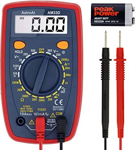 AstroAI Digital Multimeter Voltmeter Ohmmeter Ammeter