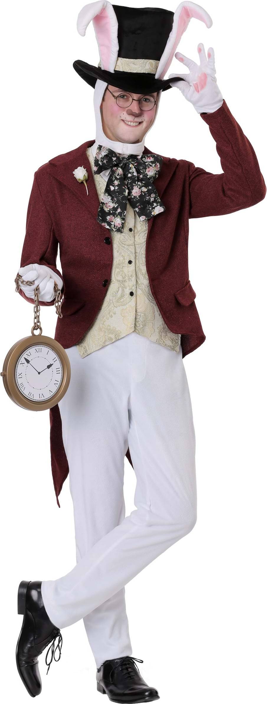 Fun Costumes Men's Plus Size White Rabbit Costume 4X