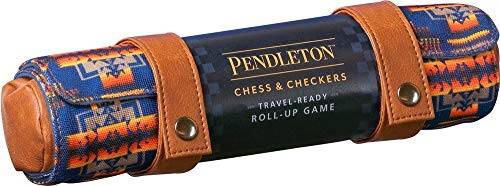 Chronicle Books Pendleton Chess Checkers Set