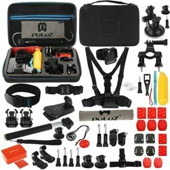 24.se 53-in-1 GoPro Accessory Kit