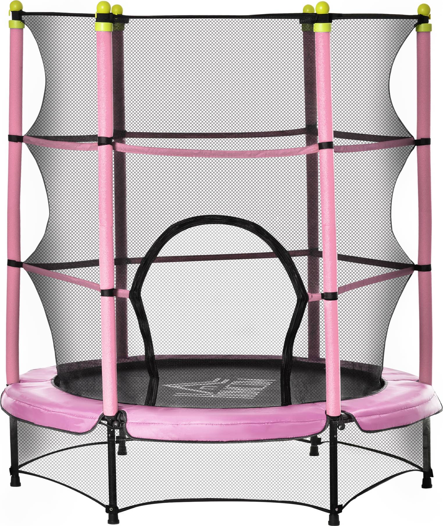Kids trampoline with net Homcom Trampoline 5.2ft + Safety Net