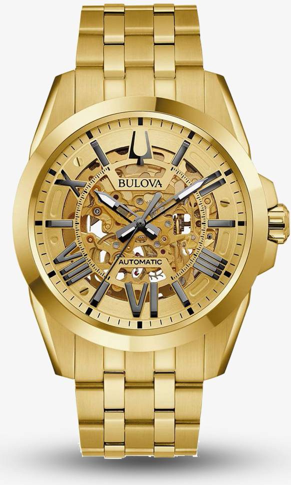 Sutton Gold Tone Automatic Watch