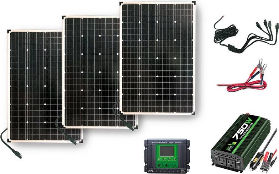 Solar panel kit Nature Power 330 Watt Complete Solar Panel Kit