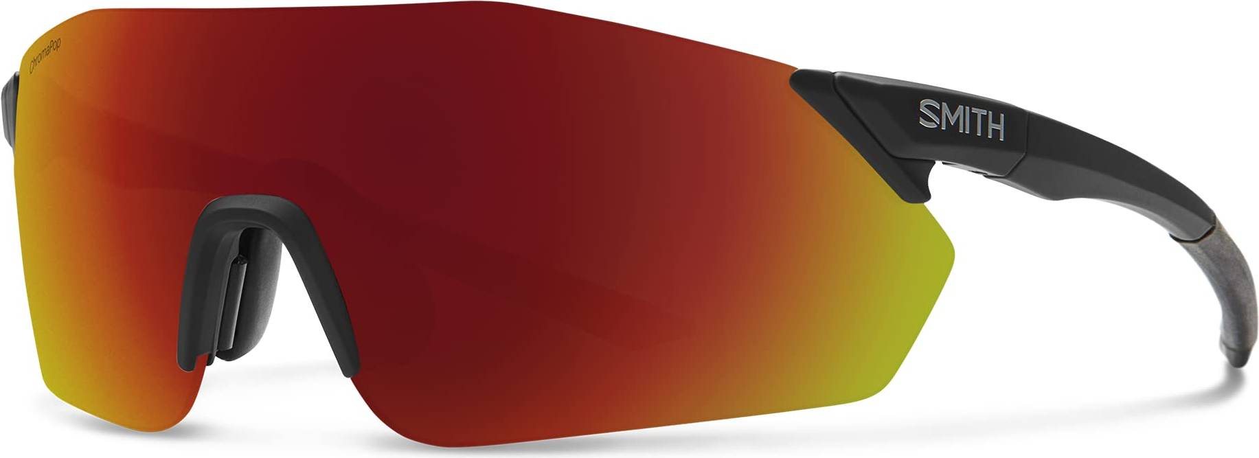 Smith Reverb Sunglasses - Matte Black/Red Mirror