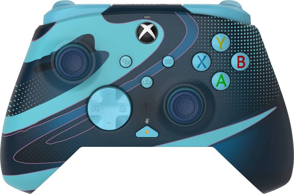 PDP Xbox REMATCH GLOW Wired controller Blue Tide