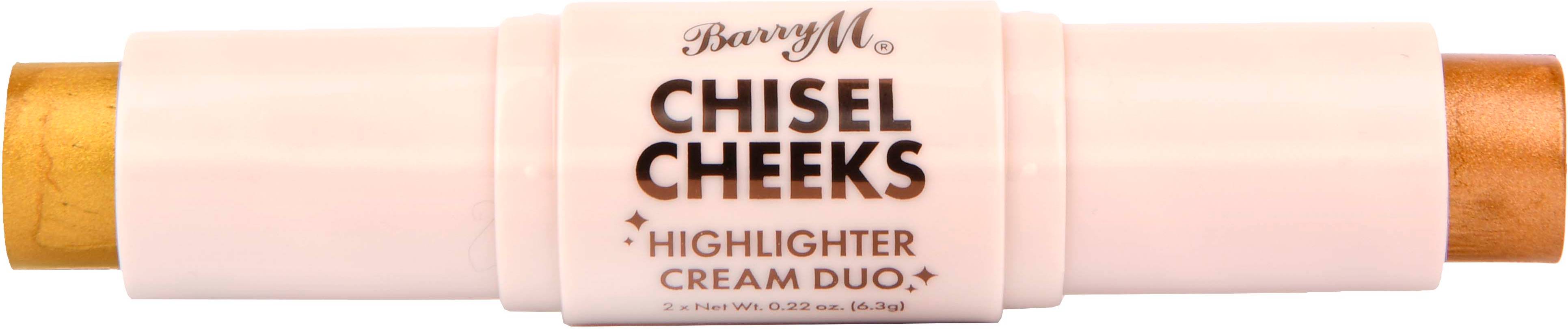 Chisel Cheeks Highlighter Cream Duo - Gold/Brown