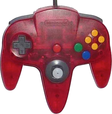 Nintendo 64 Controller - Watermelon Red/Transparent