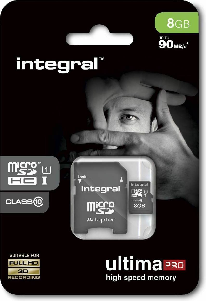 Micro sd card Integral 8Gb Micro Sd Card Microsdhc
