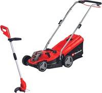 Einhell akku set Einhell Rasenmäher-Rasentrimmer-Set GE-CM 18/33 Li, 18Volt Akku-Rasenmäher
