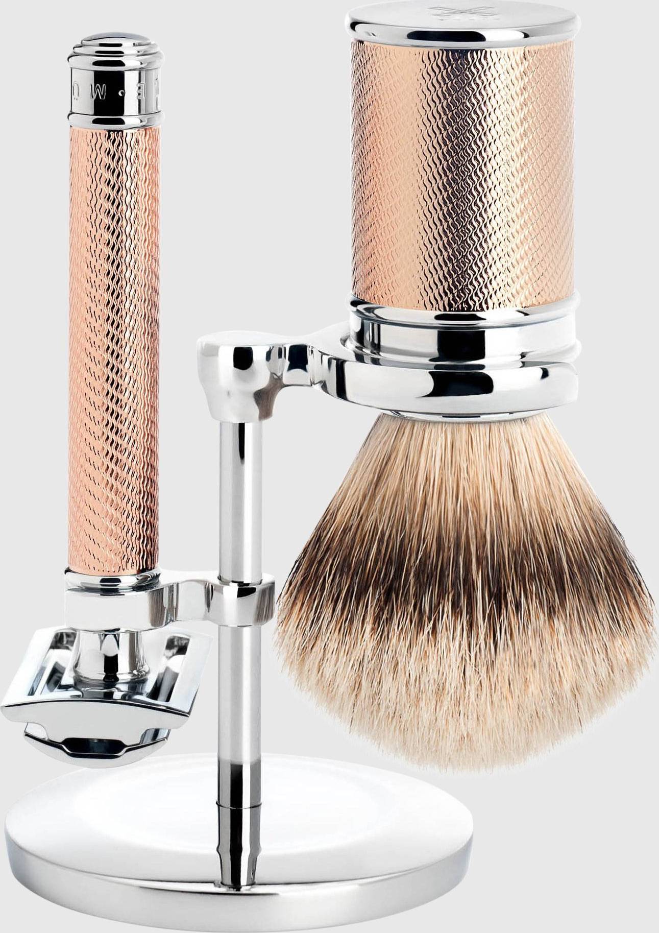 Mühle R89 Rose Gold Safety Razor & Silvertip Set