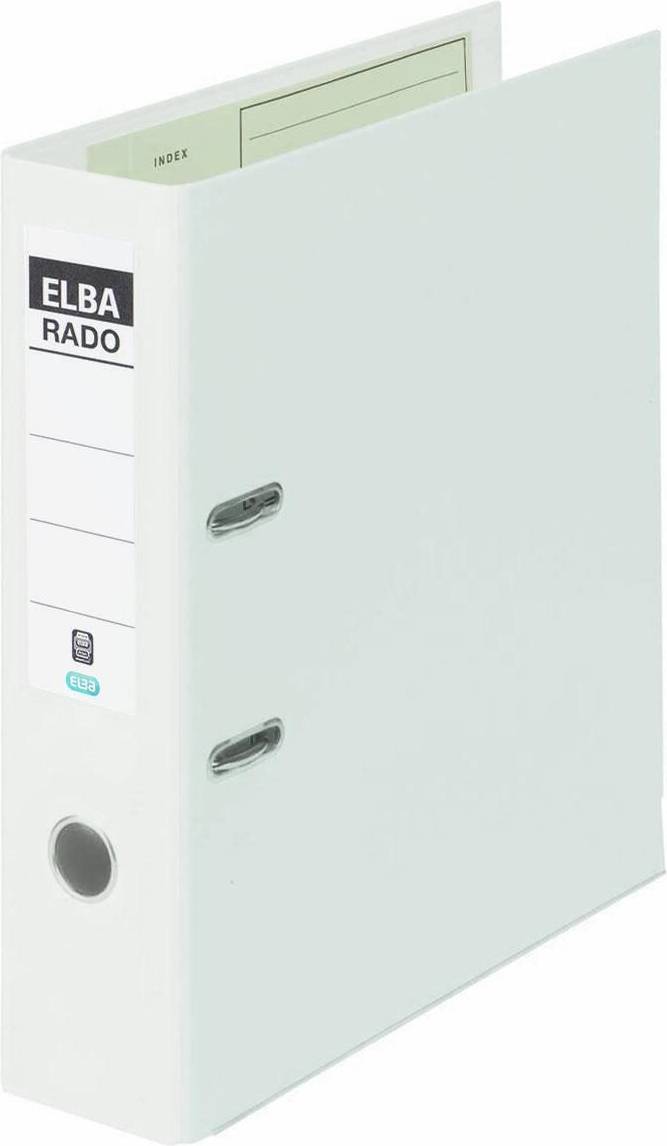 ELBA Ordner Rado Plast A4 PVC 80mm Weiß