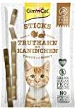 Sticks Turkey Rabbit Kattegodbidder 4pcs